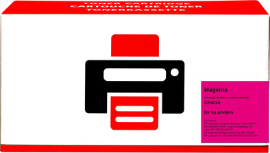 Pixeljet 507A Toner Magenta voor HP printers (CE403A) is nooit meer leverbaar