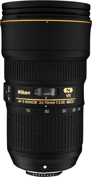 Le produit Nikon AF-S Nikkor 24-70 mm f/2.8E ED VR ne sera plus jamais disponible