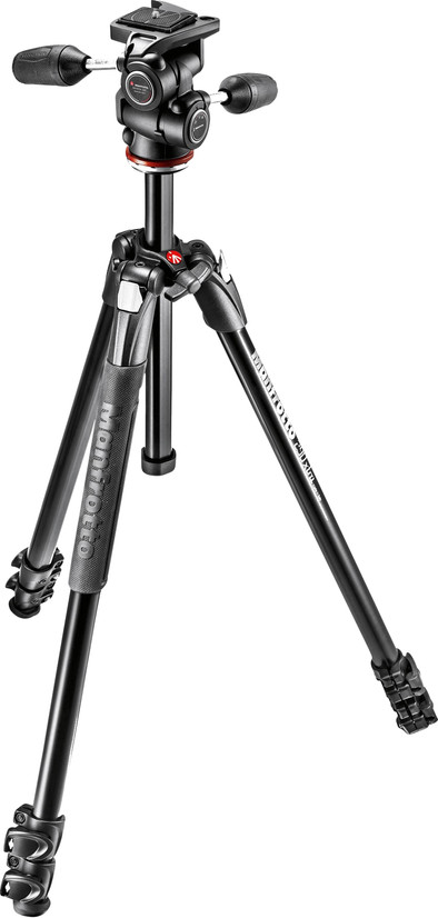 Manfrotto 290 XTRA Kit 3 Way Head is nooit meer leverbaar