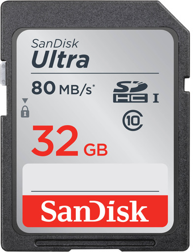 SanDisk SDHC Ultra 32GB Class 10 is nooit meer leverbaar
