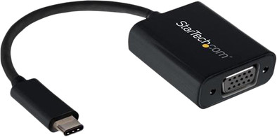Startech USB-C naar VGA Adapter zwart is nooit meer leverbaar