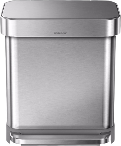 Simplehuman Rectangular Liner Pocket 30 Liter Rvs is nooit meer leverbaar