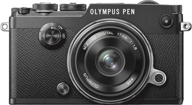 Olympus PEN-F Zwart + 17mm is nooit meer leverbaar