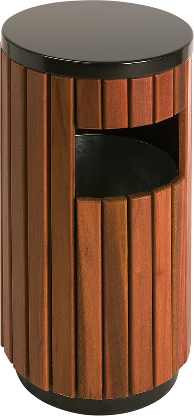 Le produit V-Part Poubelle extérieure 33 Litres Noir/Bois ne sera plus jamais disponible