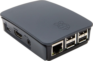 Raspberry Pi Case 3 B 2 B Zwart is nooit meer leverbaar