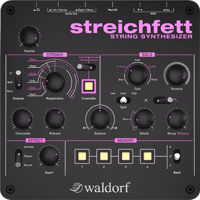 Waldorf Streichfett String Synthesizer is nooit meer leverbaar