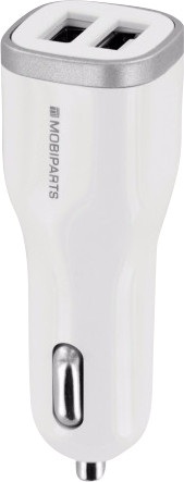 Le produit Mobiparts Chargeur de voiture Double USB 2,4 A Blanc ne sera plus jamais disponible