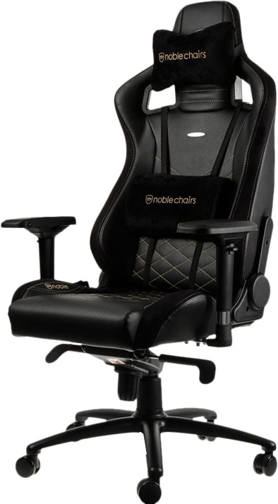 Le produit noblechairs EPIC Cuir Véritable Noir/Or ne sera plus jamais disponible