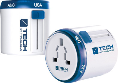 Travel Blue Twist &amp; Slide Wereld Adapter - Europa is nooit meer leverbaar