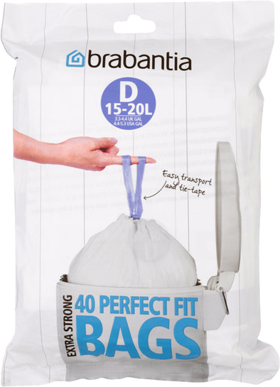 Brabantia Garbage bags Code D - 15-20 Liter (40 pieces) is no longer available