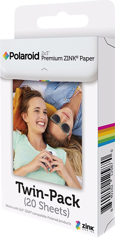 Polaroid ZINK Papier 2x3 inch - 20 pak is nooit meer leverbaar