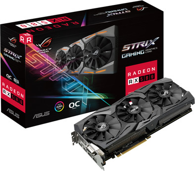 Asus ROG STRIX RX580 O8G GAMING is nooit meer leverbaar
