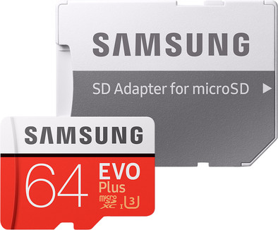 Le produit Samsung microSDXC EVO+ 64 Go 100 Mo/s CL 10 + Adaptateur SD ne sera plus jamais disponible