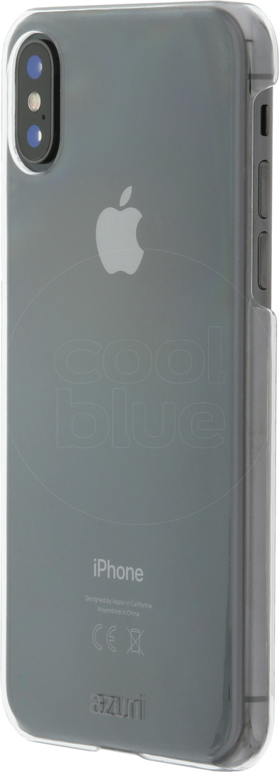 Azuri Apple iPhone X Back Cover Transparant is nooit meer leverbaar