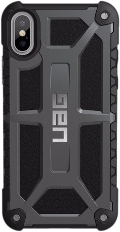 UAG Monarch Apple iPhone X Back Cover Donkergrijs is nooit meer leverbaar