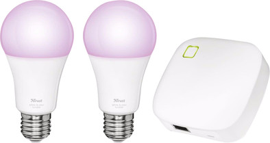 Trust Smart Home White and Color E27 Starterkit is nooit meer leverbaar