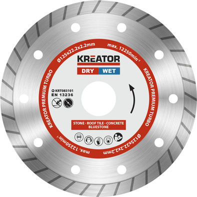 Kreator Diamond disc Premium Turbo 125 mm is no longer available
