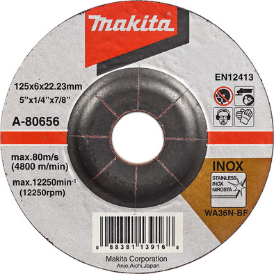 Le produit Makita Disque à Ébarber Inox 125 Millimètres ne sera plus jamais disponible