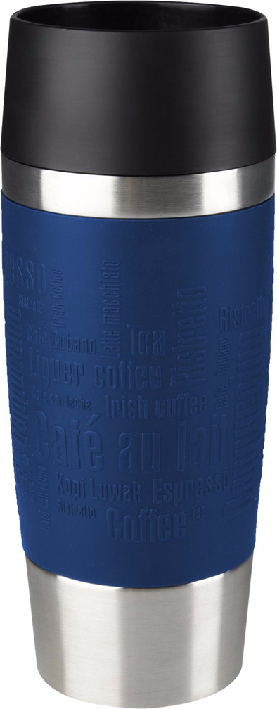 Tefal Travel Mug 0,36 liter RVS/blauw is nooit meer leverbaar