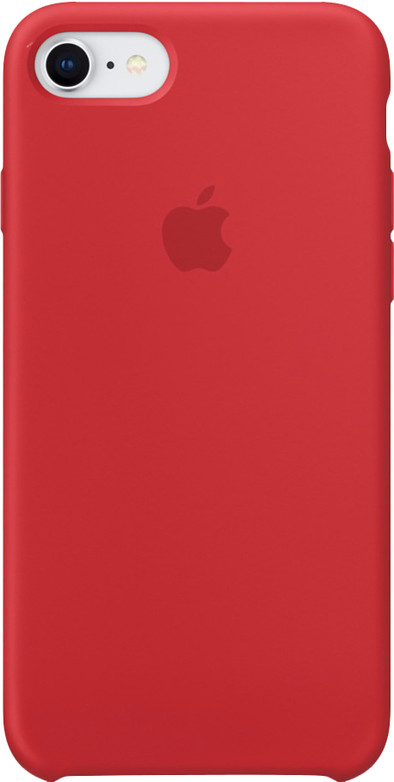 Apple iPhone 7/8 Silicone Back Cover Rood is nooit meer leverbaar
