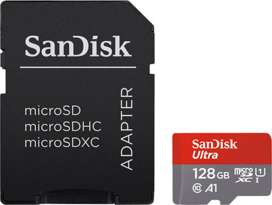 Le produit SanDisk MicroSDXC Ultra 128 Go 120 Mo/s CL10 A1 UHS-1 + SD Ad ne sera plus jamais disponible