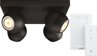 Philips Hue Buckram 4-Spot Black with Dimmer is no longer available