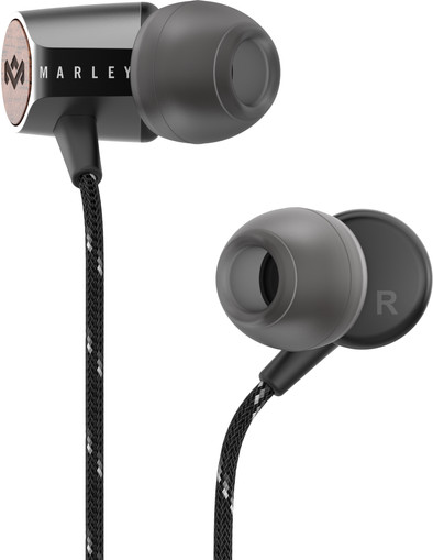 House of Marley Uplift Black Coolblue Earbuds