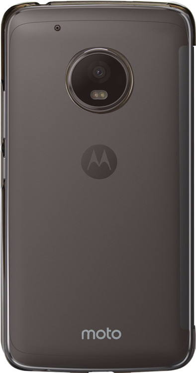 Motorola Moto G5 Touch Book Case Donkergrijs is nooit meer leverbaar