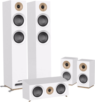 Jamo S807 HCS Surround Set Wit is nooit meer leverbaar