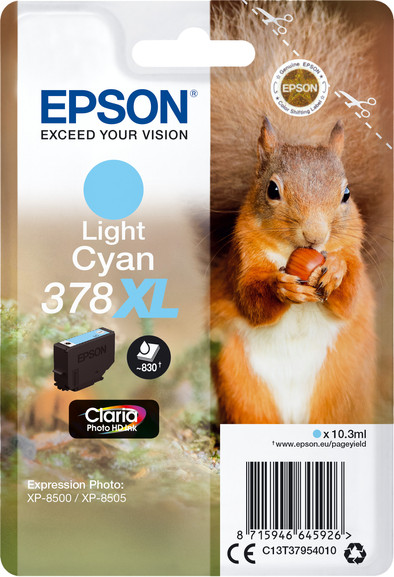 Le produit Epson 378XL Cartouche Cyan Clair ne sera plus jamais disponible