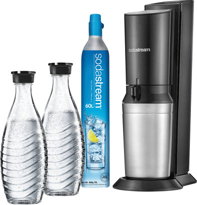 Le produit SodaStream Crystal Megapack Noir + 2 Carafes ne sera plus jamais disponible