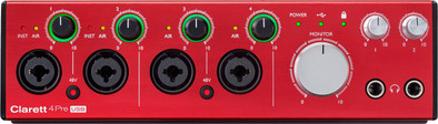 Focusrite Clarett 4Pre USB is nooit meer leverbaar