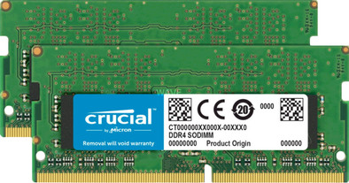Crucial Apple 16GB DDR4 SODIMM 2400 MHz Kit (2x8GB) is nooit meer leverbaar