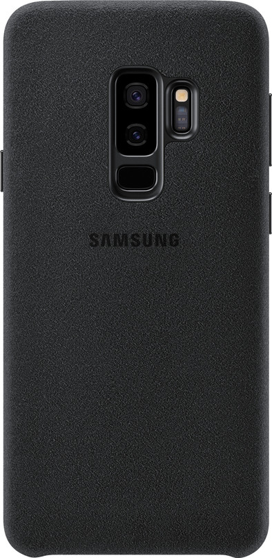 Samsung Galaxy S9 Plus Alcantara Back Cover Zwart is nooit meer leverbaar