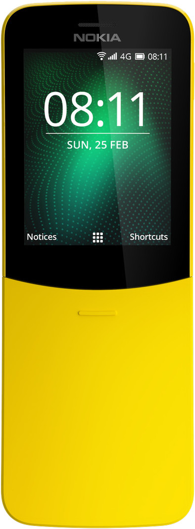 Nokia 8110 4G Geel is nooit meer leverbaar