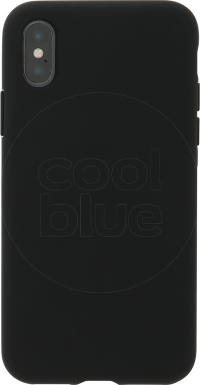 Spigen Liquid Crystal Apple iPhone X Back Cover Zwart is nooit meer leverbaar