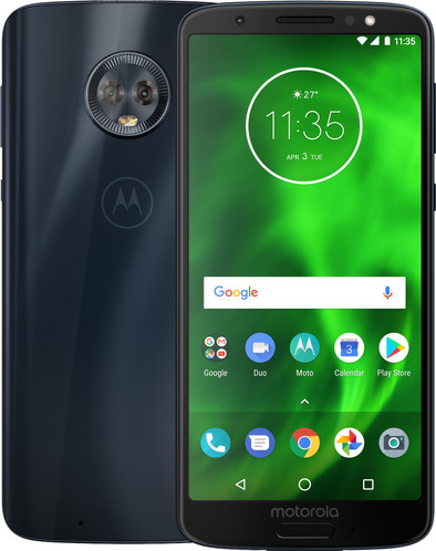 Motorola Moto G6 Blauw is nooit meer leverbaar