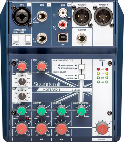 Soundcraft Notepad 5 is nooit meer leverbaar