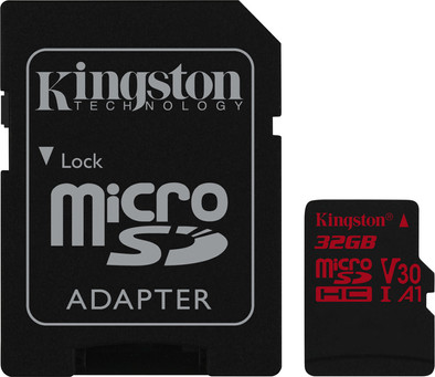 Le produit Kingston micro SDHC Canvas React 32 Go 100 MB/s + Adaptateur SD ne sera plus jamais disponible