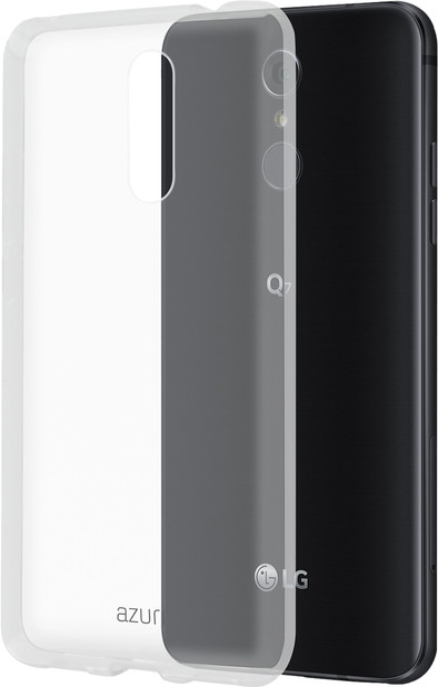 Azuri Glossy TPU LG Q7 Back Cover Transparant is nooit meer leverbaar