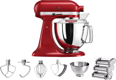 Le produit KitchenAid Artisan 5KSM175PS Rouge Empire + Kit de Rouleaux à Pâtes ne sera plus jamais disponible