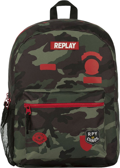 Replay Boys Green Camo 26 L is nooit meer leverbaar