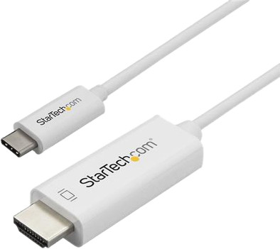 StarTech USB-C naar 4K 60Hz HDMI Converter 1 meter Wit is nooit meer leverbaar
