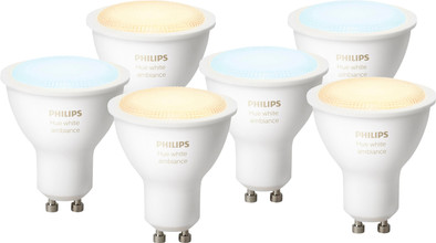Philips Hue White Ambiance GU10 6-Pack is nooit meer leverbaar