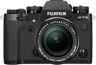 Fujifilm X-T3 Zwart WW + XF 18-55mm f&#x2F;2.8-4.0 R LM OIS is nooit meer leverbaar