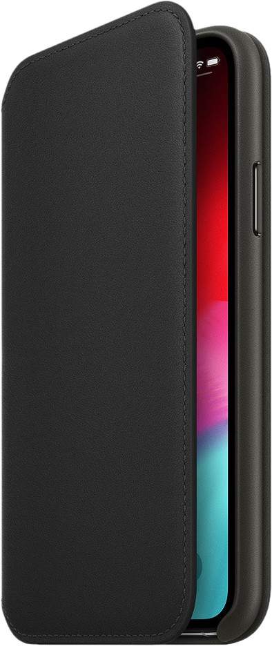 Apple iPhone Xs Leather Folio Book Black is no longer available