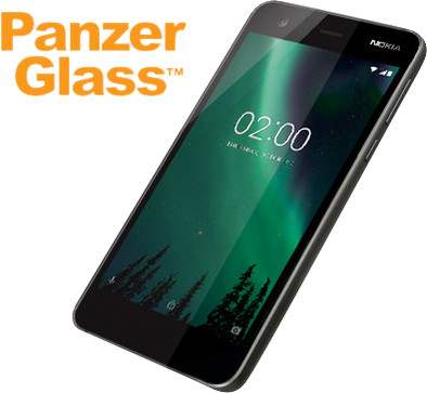 PanzerGlass Nokia 2 Screenprotector Glas is nooit meer leverbaar