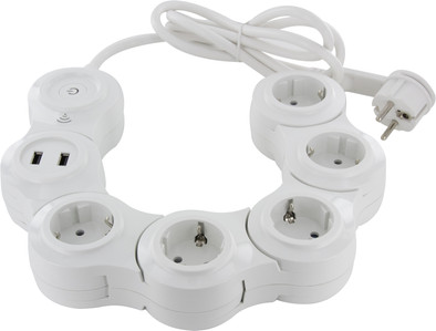 Chacon Snake Wifi Multistekker 5 is nooit meer leverbaar