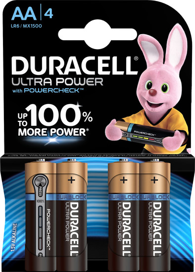Le produit Duracell Ultra Power Piles AA Alcalines 4 Pièces ne sera plus jamais disponible
