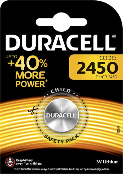 Le produit Duracell Specialty 2450 Pile Bouton Lithium 3V 1 Pièce ne sera plus jamais disponible
